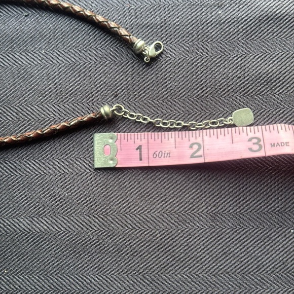 Brown and Silver Pendant Necklace Ralph Lauren - Picture 5 of 5